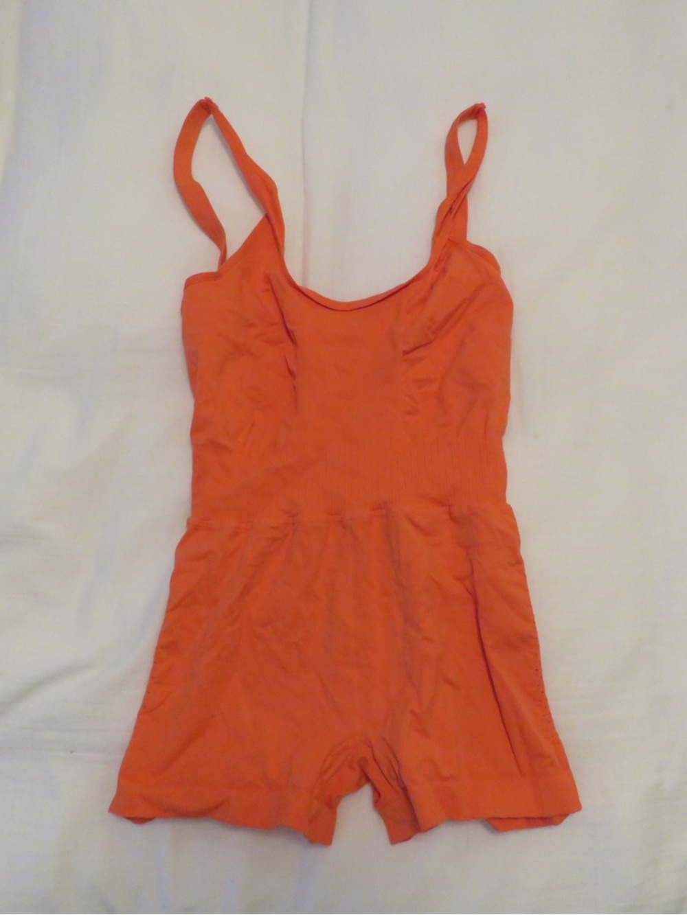Free People Orange Romper